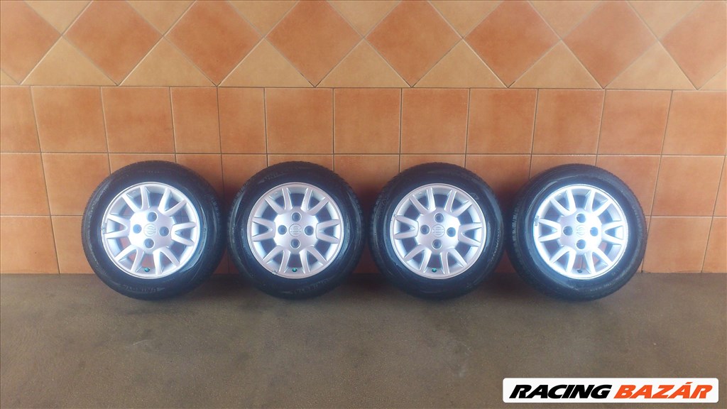 NISSAN 15" ALUFELNI 4x114,3 NYÁRI 185/65R15 GUMIVAL OLCSÓN!!!!! 1. kép