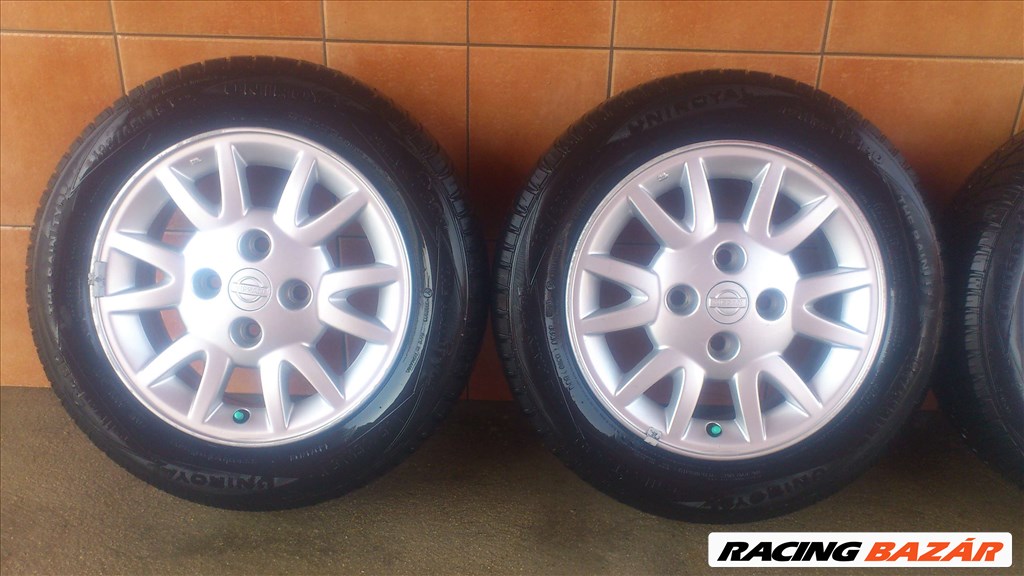 NISSAN 15" ALUFELNI 4x114,3 NYÁRI 185/65R15 GUMIVAL OLCSÓN!!!!! 2. kép