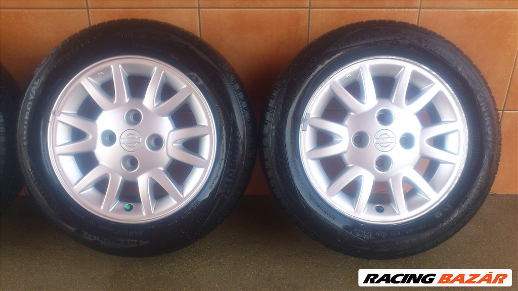 NISSAN 15" ALUFELNI 4x114,3 NYÁRI 185/65R15 GUMIVAL OLCSÓN!!!!! 3. kép