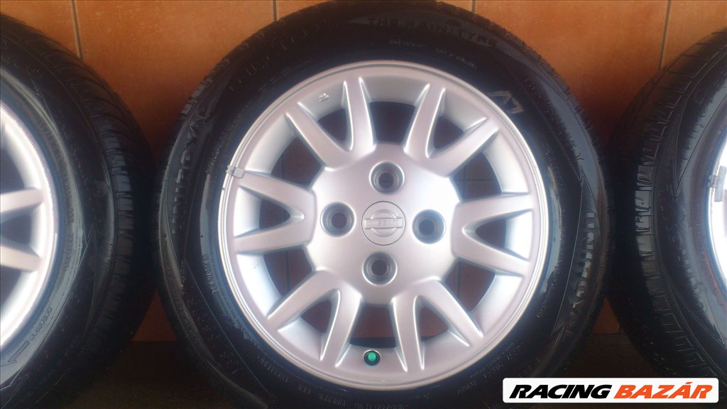 NISSAN 15" ALUFELNI 4x114,3 NYÁRI 185/65R15 GUMIVAL OLCSÓN!!!!! 4. kép