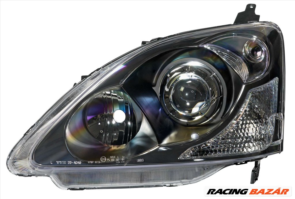 fényszóró Honda Civic HB 01-05 fekete elektromos 1. kép