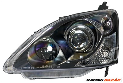 fényszóró Honda Civic HB 01-05 fekete elektromos