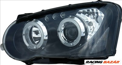 fényszóró Subaru Impreza 03-05 fekete + halogéngyûrû