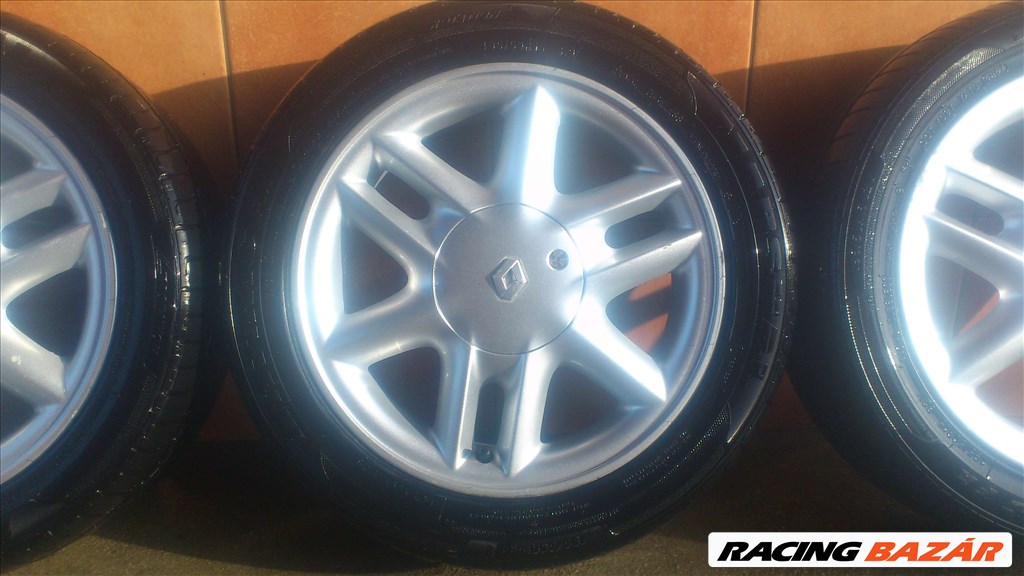 RENAULT CLIO 15" ALUFELNI 4x100 NYÁRI 195/50R15 GUMIVAL OLCSÓN!!!! 4. kép