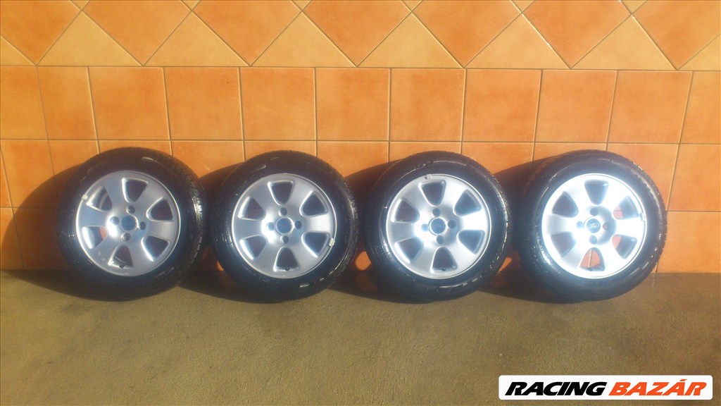 FORD 15" ALUFELNI  4X108 NYÁRI 195/60R15 GUMIVAL OLCSÓN!!! 1. kép