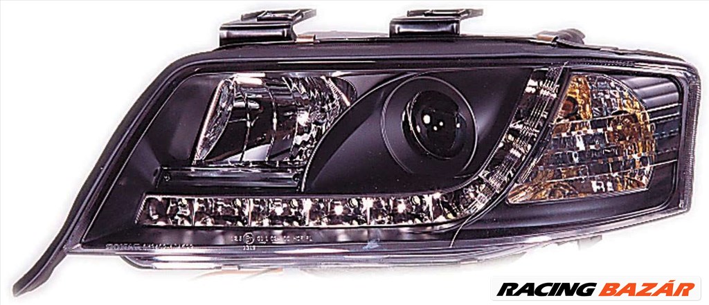 fényszóró nappali menetfény kivitelben- Audi A6 97-00 fekete 1. kép