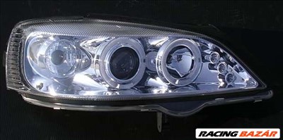 fényszóró Opel Astra G 98-03 króm + halogéngyûrû