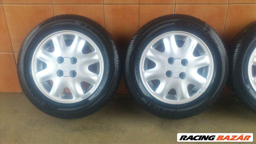 OPEL 14" ALUFELNI 4X100 NYÁRI 175/65R14 GUMIVAL OLCSÓN!!!!!! 2. kép