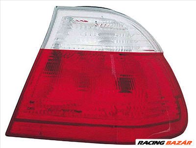 hátsó lámpa BM3 E46 4 ajtós<br>98-01 áttetsző/piros