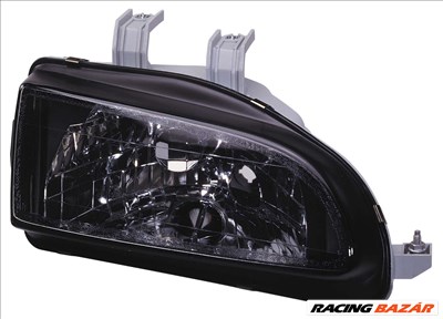 fényszóró Honda Civic 92-95 kristály fekete OE-Style