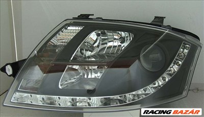 fényszóró nappali menetfény kivitelben- Audi TT 99-05 fekete