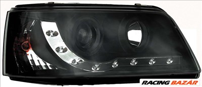 fényszóró nappali menetfény kivitelben- Volkswagen T5 03- fekete