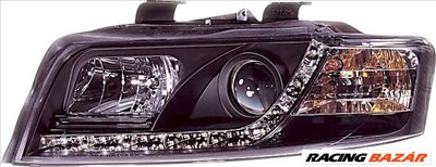 fényszóró + nappali menetfény kivitel Audi A4 8E/B6 01-04 fekete