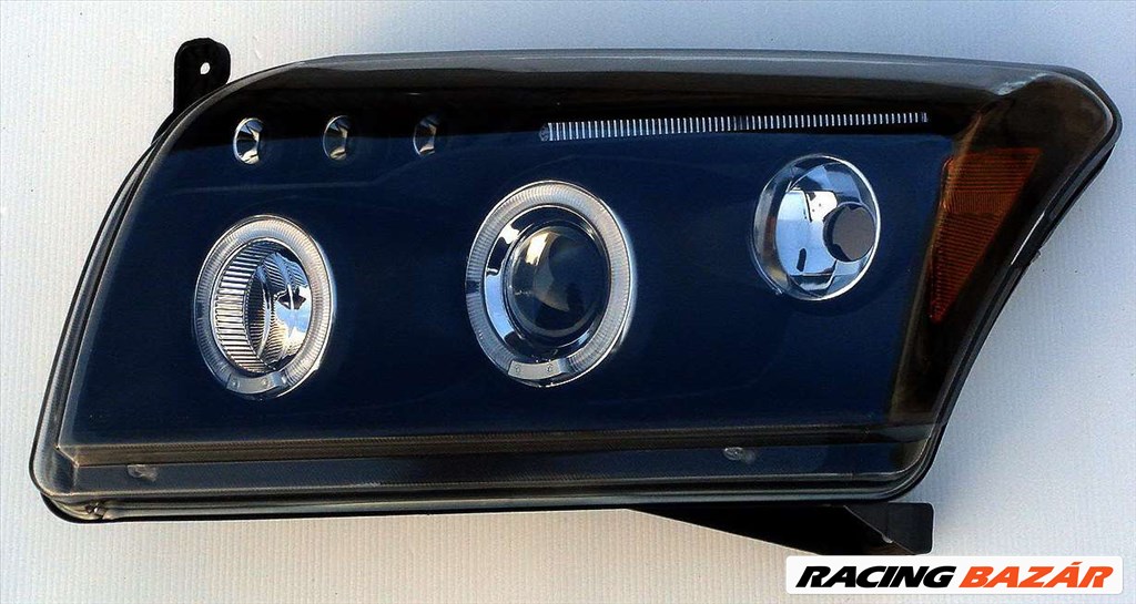 fényszóró Dodge Caliber 5/06- fekete + halogéngyûrû 1. kép