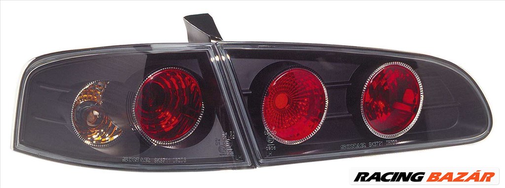 hátsó lámpa Seat Ibiza 02- JDM fekete 1. kép