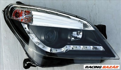 fényszóró nappali menetfény kivitelben- Opel Astra H 10/03- fekete