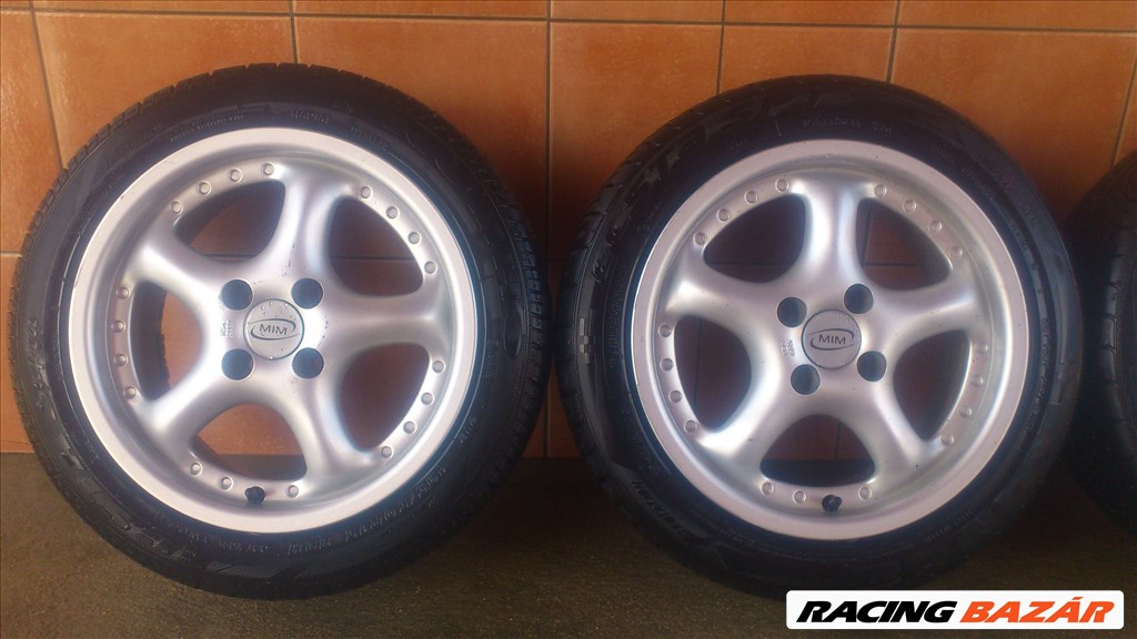 MIM 15" ALUFELNI 4X100 NYÁRI 195/50R15 GUMIVAL OLCSÓN!!!! 2. kép