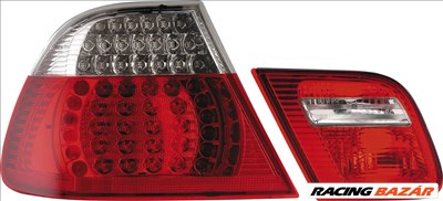 hátsó lámpa BMW 3 E46 Coupe 4/99-3/03 LED piros áttetsző