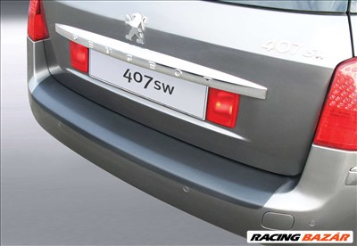 Hátsó lökhárító protector Peugeot 407 SW 4/09-