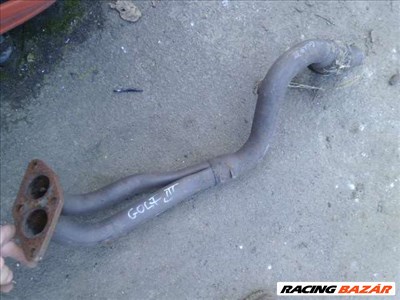 vw golf 3 dupla csöves kipufogó leömlő 