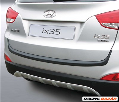 Hátsó diffúzor Hyundai ix35 3/10- ezüst (ABS)