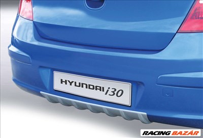 Hátsó diffúzor Hyundai i30 HB 5 ajtós 6/10- ezüst (ABS)