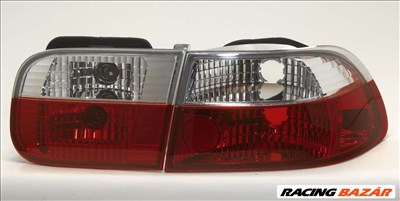 hátsó lámpa Honda Civic 2/4 ajtós 92-95 piros kristály