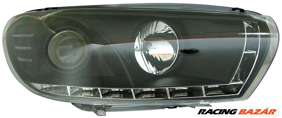 fényszóró nappali menetfény kivitelben- Volkswagen Scirocco 8/08- fekete 1. kép