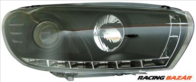 fényszóró nappali menetfény kivitelben- Volkswagen Scirocco 8/08- fekete