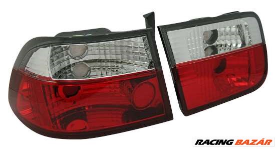 hátsó lámpa Honda Civic 2 ajtós 96-01 piros áttetszõ 1. kép