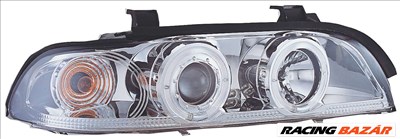 fényszóró BMW 5 E39 96-03 króm + halogéngyûrû