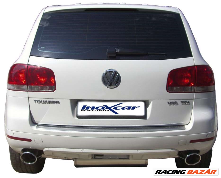 Sport kipufogódob dupla Volkswagen Touareg 5.0 V10 TDi (313pk) 07- 150x105mm 1. kép