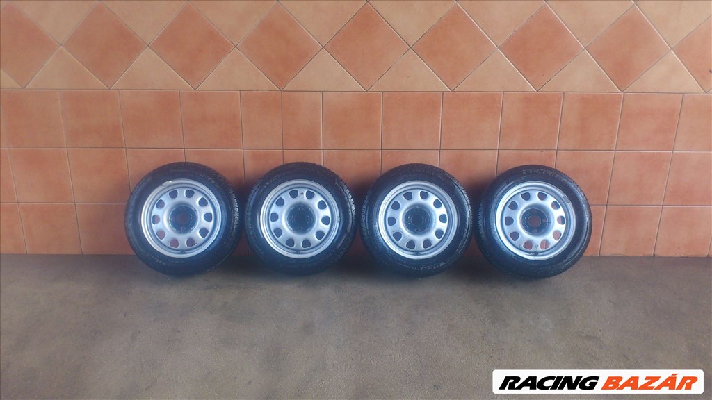 VW 14" LEMEZKERÉK 4x100 NYÁRI 185/60R14 GUMIVAL OLCSÓN!!!!!!!! 1. kép