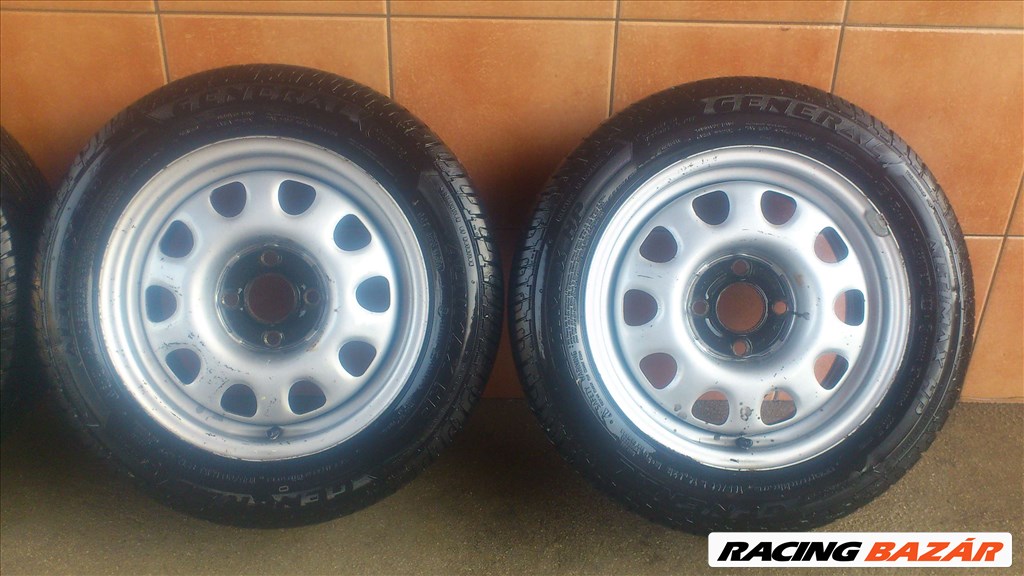 VW 14" LEMEZKERÉK 4x100 NYÁRI 185/60R14 GUMIVAL OLCSÓN!!!!!!!! 3. kép