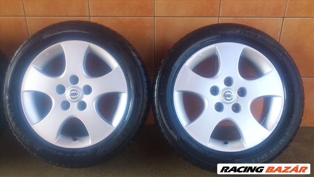 NISSAN 16" ALUFELNI 5X114,3 NYÁRI 205/55R16 GUMIVAL OLCSÓN!!! 4. kép