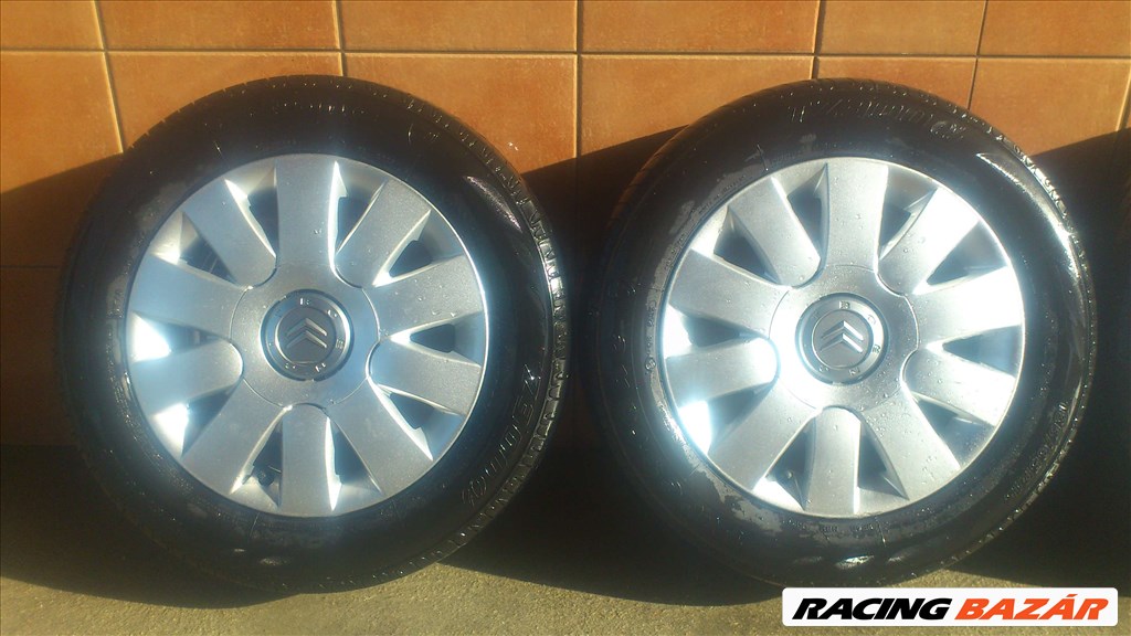 CITROEN 15" ALUFELNI 4X108 NYÁRI 185/65R15 GUMIVAL OLCSÓN!!!! 2. kép