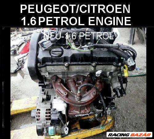 Peugeot 1.6 16v Benzinmotor 72000Mph NFU 1. kép