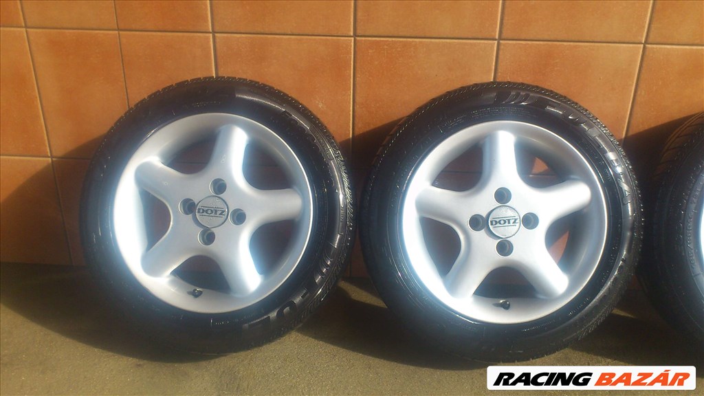 DOTZ 14" ALUFELNI 4x100 NYÁRI 165/65R14 GUMIVAL OLCSÓN!!!!!!! 2. kép