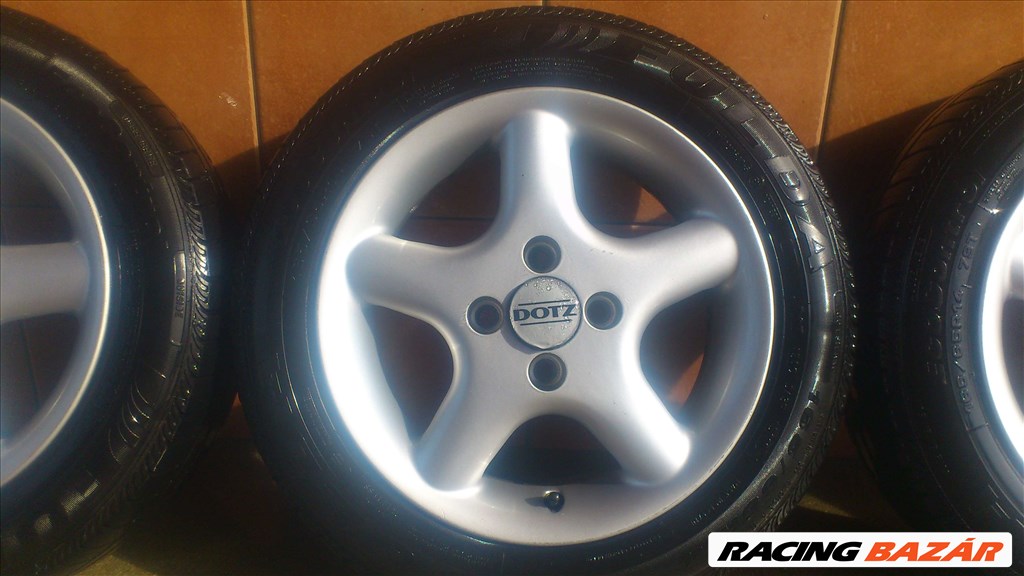 DOTZ 14" ALUFELNI 4x100 NYÁRI 165/65R14 GUMIVAL OLCSÓN!!!!!!! 4. kép