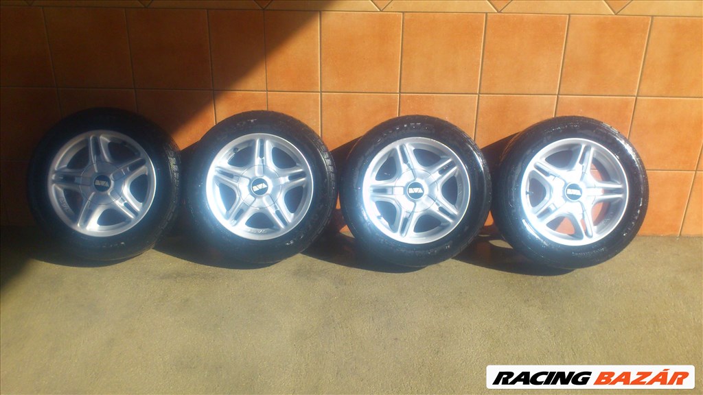 BWA 14" ALUFELNI 4X100 NYÁRI 185/60R15 GUMIVAL OLCSÓN!!! 1. kép
