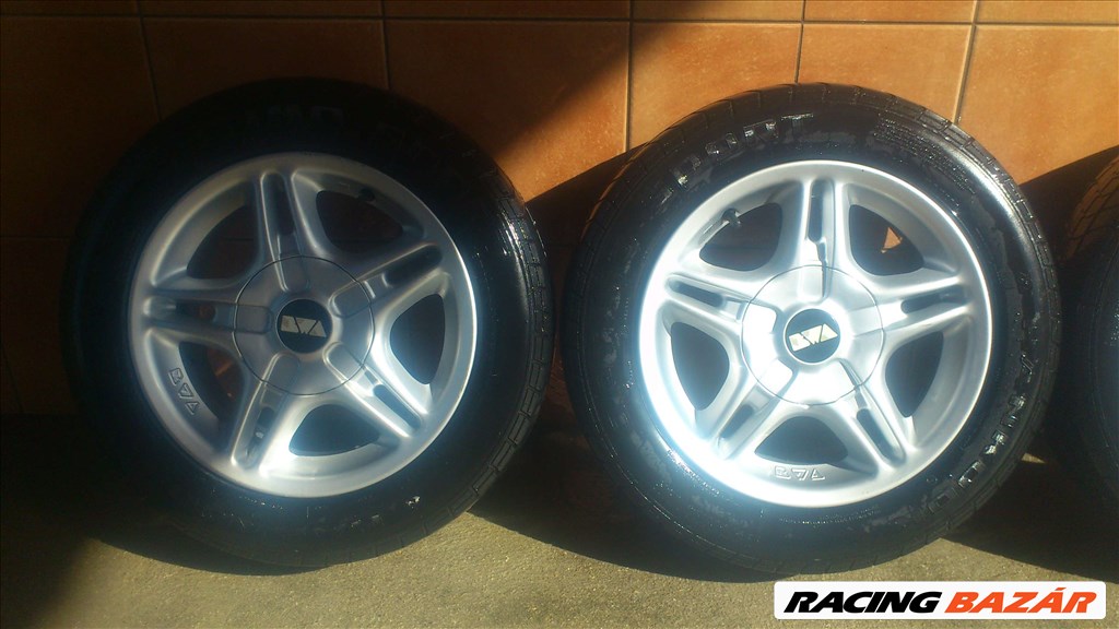 BWA 14" ALUFELNI 4X100 NYÁRI 185/60R15 GUMIVAL OLCSÓN!!! 2. kép