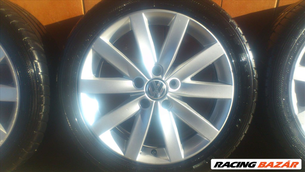 GYÁRI VW 17" ALUFELNI 5x112 NYÁRI 225/45R17 GUMIVAL OLCSÓN!!!!! 4. kép