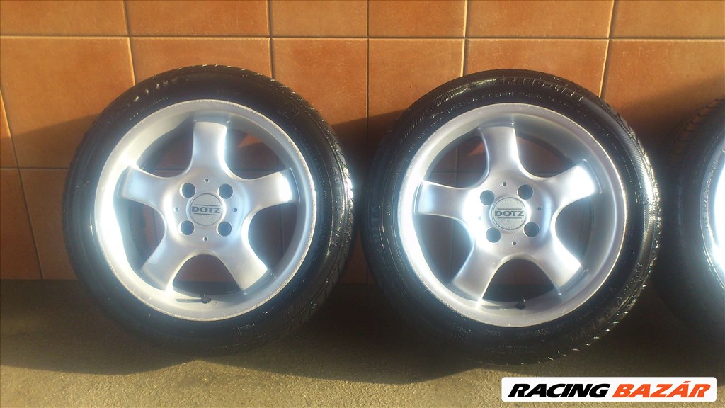 DOTZ 15" ALUFELNI 4x100 NYÁRI 195/50R15 GUMIVAL OLCSÓN!!! 2. kép