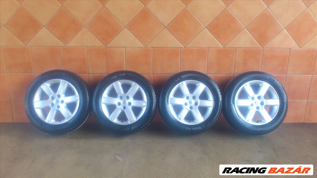 NISSAN QASHQAI 17" ALUFELNI 5X114,3 NYÁRI 215/60R17 GUMIVAL !!!!!! 1. kép