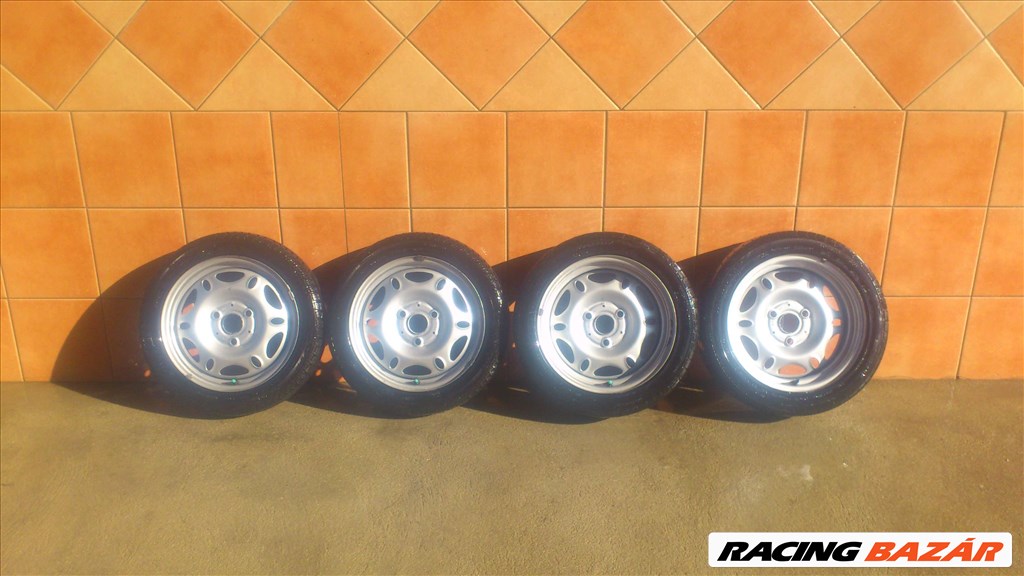 SMART 15" LEMEZKERÉK 3X112 NYÁRI 175/55R15 GUMIVAL OLCSÓN!!!!!! 1. kép