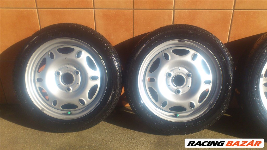 SMART 15" LEMEZKERÉK 3X112 NYÁRI 175/55R15 GUMIVAL OLCSÓN!!!!!! 2. kép