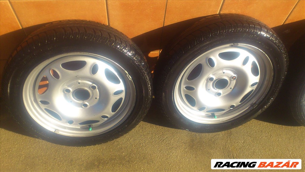 SMART 15" LEMEZKERÉK 3X112 NYÁRI 175/55R15 GUMIVAL OLCSÓN!!!!!! 4. kép