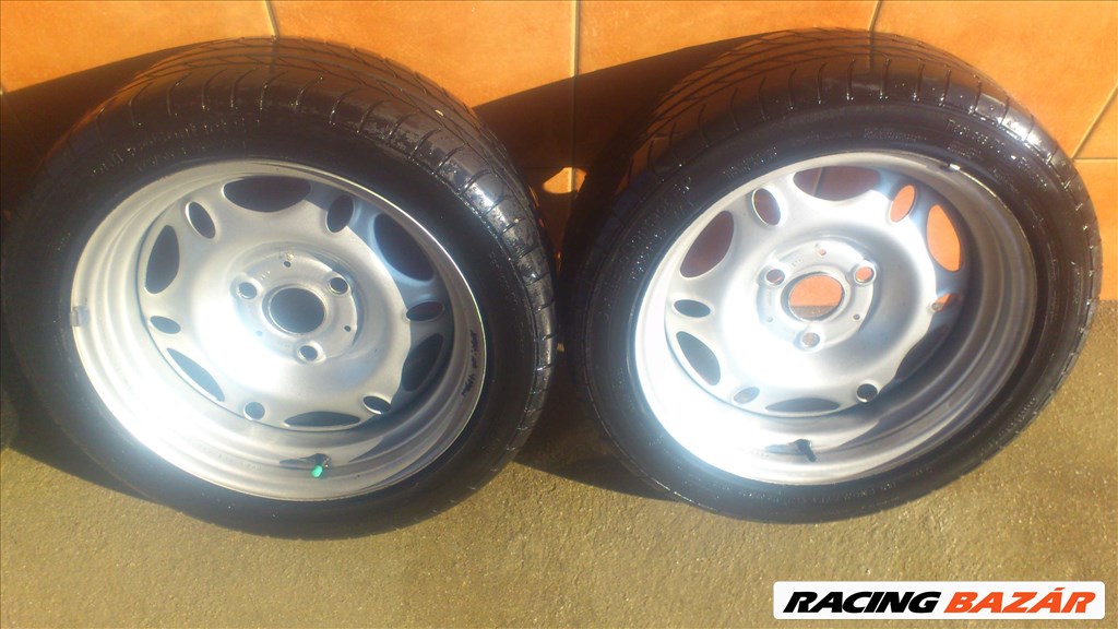 SMART 15" LEMEZKERÉK 3X112 NYÁRI 175/55R15 GUMIVAL OLCSÓN!!!!!! 5. kép