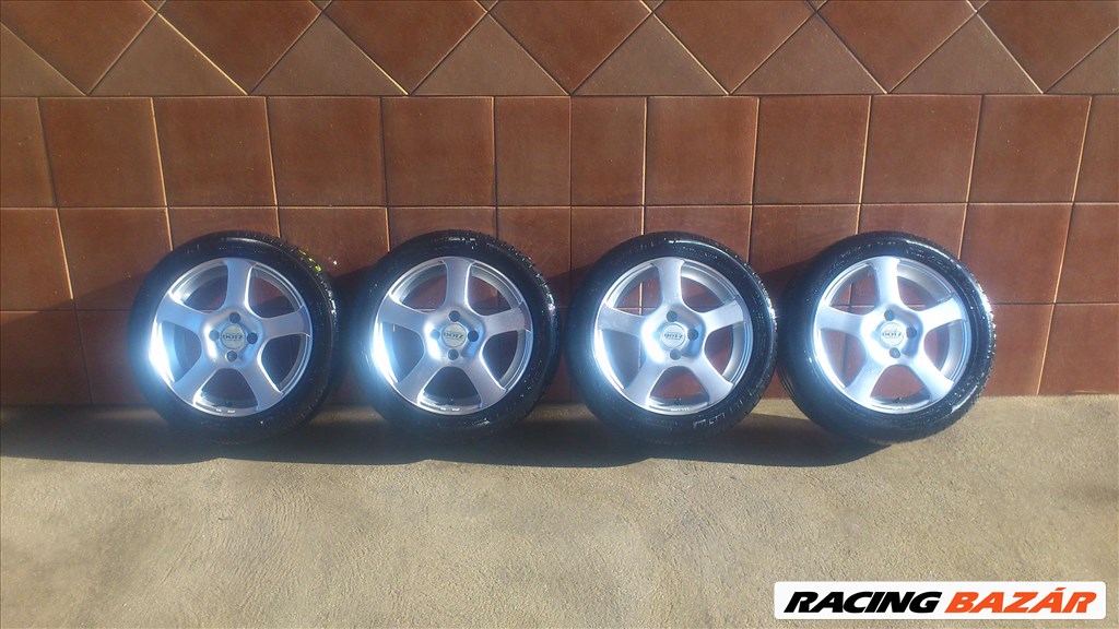 DOTZ 15" ALUFELNI 4x100 NYÁRI 195/50R15 GUMIKKAL OLCSÓN!!!! 1. kép