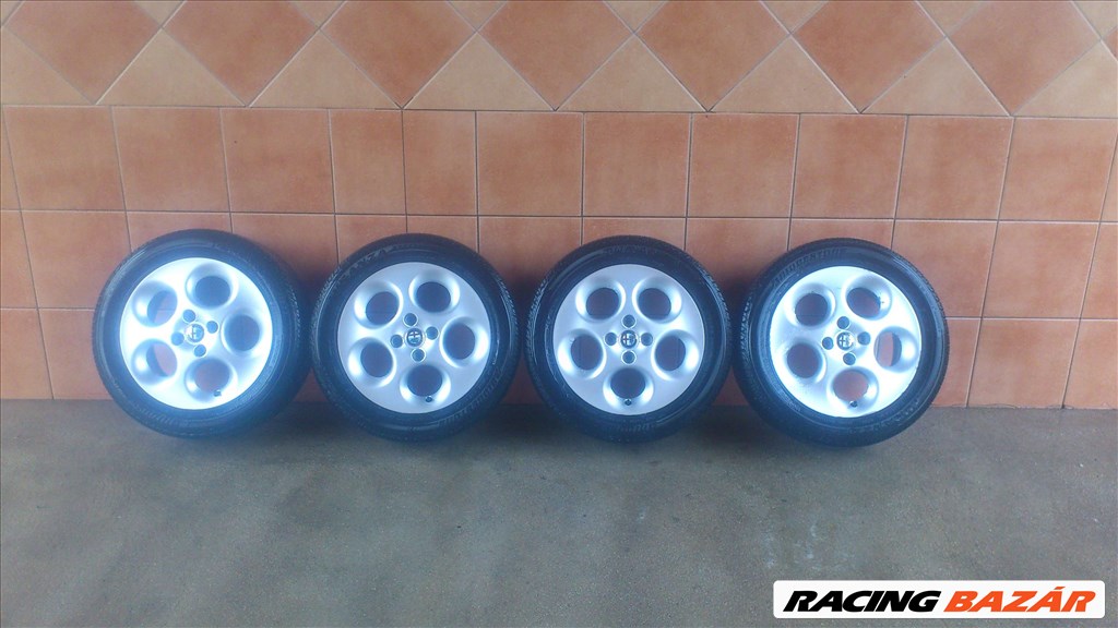 ALFA 15" ALUFELNI 4x98 NYÁRI 195/55R15 GUMIVAL OLCSÓN!!!! 1. kép